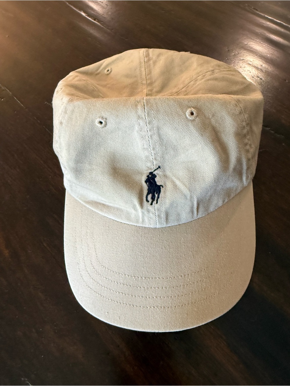 Ralph Lauren Beige Polo Baseball Cap